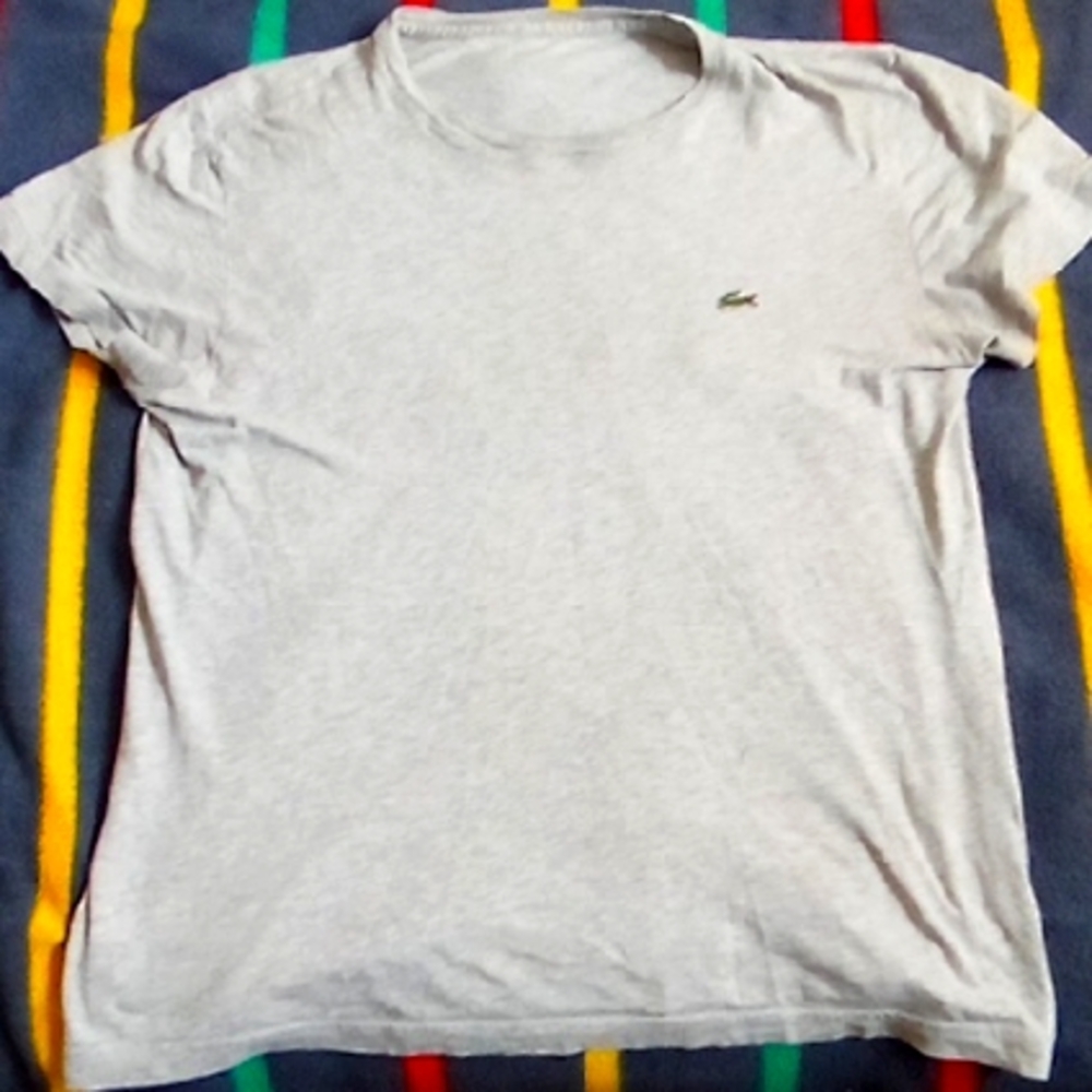 Lacoste Gray T-Shirt Size M Mens